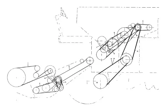 336784 - Ремень прив. бар. молот. 2100мм ТC5